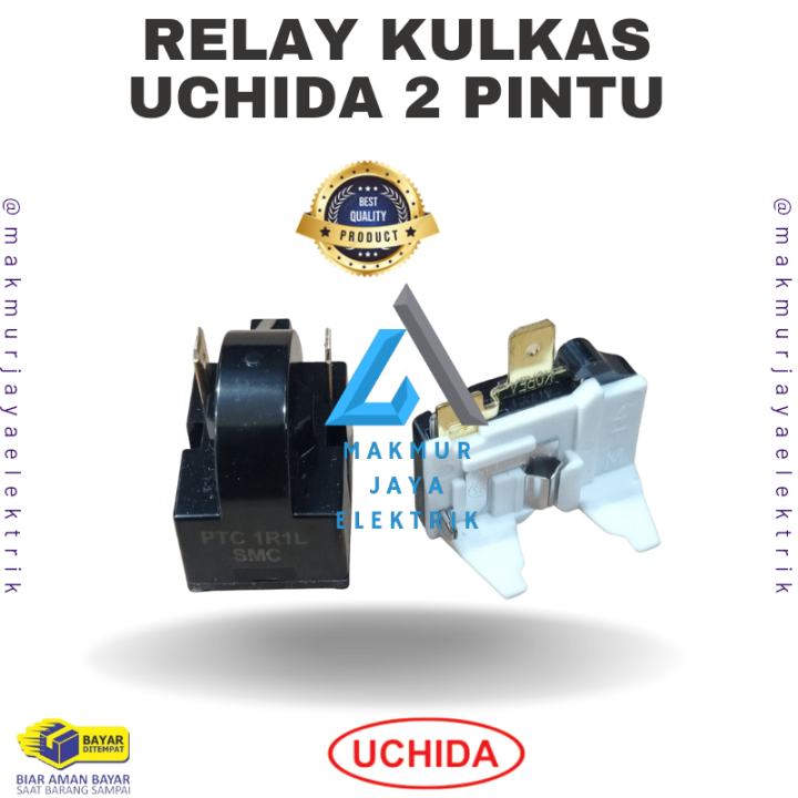 1SET RELAY OVERLOAD 1 PINTU KULKAS UCHIDA Lazada Indonesia