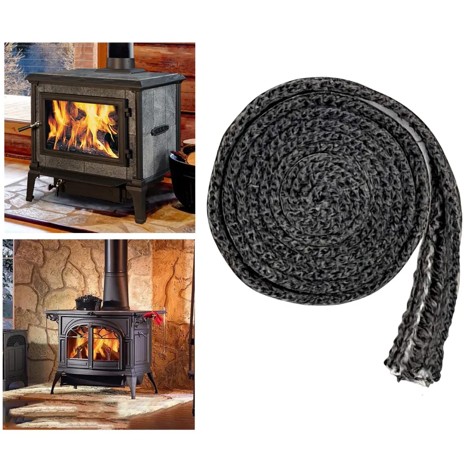 Fityle Self Adhesive Flat Stoves Rope, Fireplace Sealing Cord Fiberglass  Flat Gasket Tape Stove Gasket Tape, for Glass Oven Door Fireplace Stove |  Lazada PH