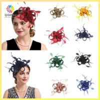 LJ5FD14O แถบคาดศีรษะ กิ๊บติดผม Brid fascinator พร้อมคลิปหนีบ ขนนกริบบิ้น หมวก fascinator แฟชั่นสำหรับผู้หญิง สีทึบทึบ หมวกปิ่นปักผมรูปดอกไม้ งานเลี้ยงแต่งงานปาร์ตี้