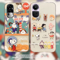 Phone Case เคส OPPO Reno10 Pro + 5G OPPO A98 A78 4G 5G เคสโทรศัพท์รูปการ์ตูนสนูปี้น่ารักเคสนิ่มป้องกันเลนส์ซิลิโคนใส2023