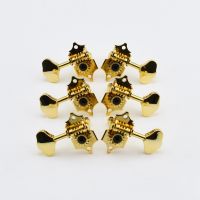 HR-1 Set Original Genuine Vintage G-r-o-v-e-r Guitar Machine Heads Tuners   Gold