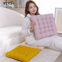 XINLANYASHE เก้าอี้คอมพิวเตอร์สำนักงานเบาะรองนั่งปัดสีทึบหนาแบบ Bantal Kursi เบาะรองนั่งสำหรับฤดูหนาวเบาะผายลมสำหรับนักเรียน