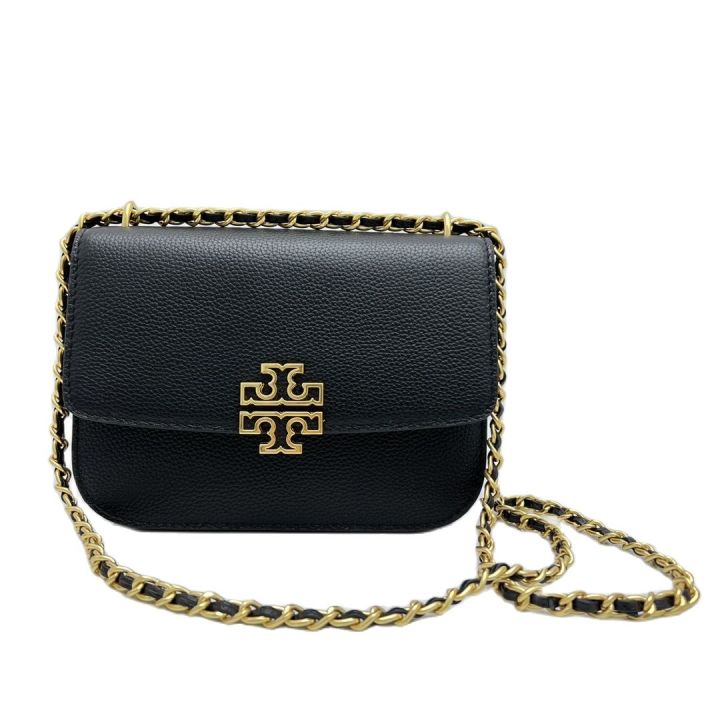 NWT Tory Burch Britten Small Adjustable Shoulder Bag BLACK 140987