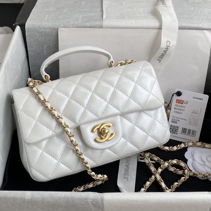 Chanel Lambskin Classic Drawstring Shopper Flap Bag  FINAL SALE SHF   LuxeDH