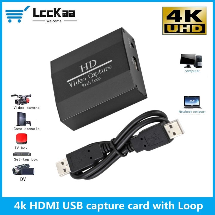 lcckaa-4k-loop-out-hdmi-capture-card-audio-video-recording-plate-live-streaming-usb-2-0-1080p-grabber-for-ps4-game-dvd-camera