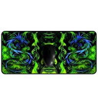 Cool Keyboard Gaming Mouse Pad Green Dragon Table Mat Xxl Mousepad Gamer 900x400 Playmat Deskpad Computer Desk Mats Deskmat