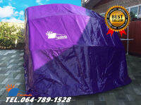 โรงจอดรถสำเร็จรูป CARSBRELLA รุ่น RAINBOW SIZE XL. สำหรับรถยนต์ขนาดใหญ่ ป้องกันรังสี UV 100%