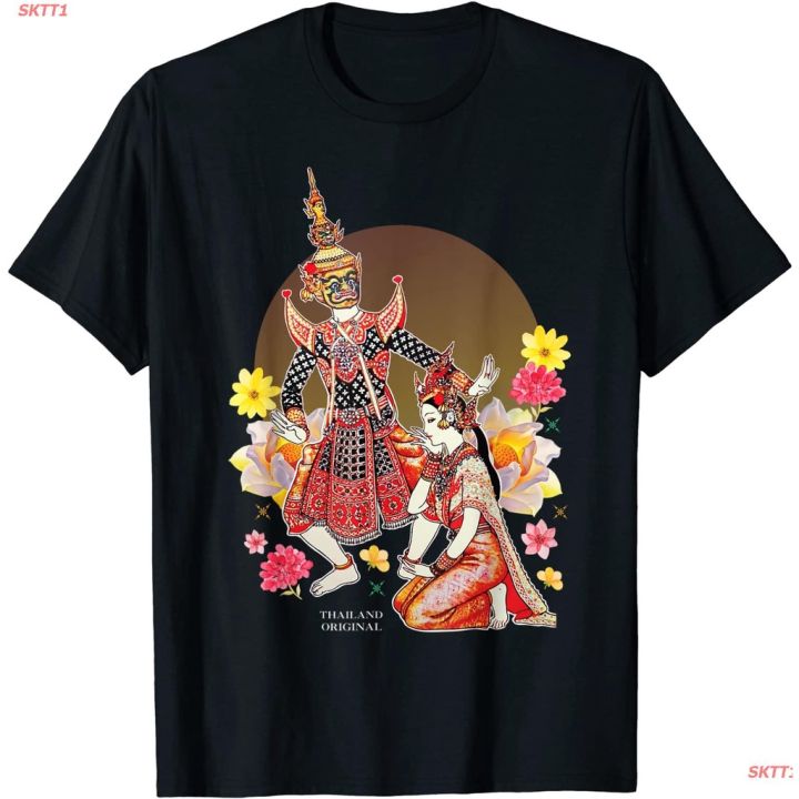 sktt1-thailandเสื้อยืดยอดนิยม-thailand-original-thai-ramakien-gift-idea-for-men-women-cute-t-shirt-thailand-mens-women