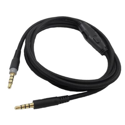 For - Cloud Alpha/- Cloud Core Flight Headphone Cable with Volume Control Sound Control Headphone Cable