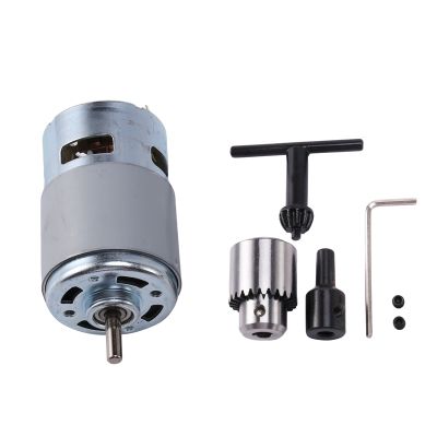 Dc 12-24V 775 Motor Electric Drill With Drill Chuck Dc Motor For Polishing Drilling Cutting