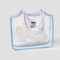 ZARAˉ new transparent childrens bag girl co-branded peanut comic Snoopy printing large-capacity shopping bag 2023 new