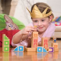 SmartGames Camelot Jr. Wooden Cognitive Skill-Building Puzzle Game featuring 48 Playful Challenges for Ages 4+ Game