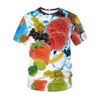 New Kawaii Hip Hop Fruit Style 3d Printing Mens Womens Childrens T-shirt Fashion Casual Cartoon Breathable Light Summer Tops