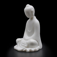 Molds for Plaster Zen Buddhism 3D Buddha statue silicone mold Monk figure candle cement clay mold