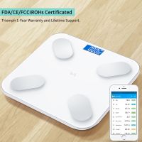 Bathroom Bluetooth Scale Smart Electronic Body Fat Scale Floor Weighting Scale LED Dispaly Data Connected Mobile Phone Analyzer Luggage Scales