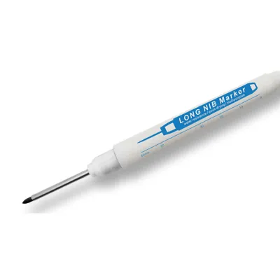 ปากกาทำเครื่องหมายปลายปากกามาร์กเกอร์ยาว30มม. กันน้ำรูลึกอเนกประสงค์สำหรับงานไม้ปากกามาร์กเกอร์
