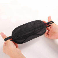 Black Soft Comfortable Mask Sleeping Shade Cover Portable Eyeshade Travel Mask Blindfold R0L3