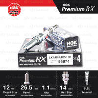 NGK หัวเทียน Premium RX ขั้ว Ruthenium【 LKAR6ARX-11P 】ใช้สำหรับ Nissan Teana J32 , แทน FXE20HR11,  March / Almera  [ ใช้อัพเกรด DILKAR6A11 / FXE20HR11 / SC20HR11 / PLZKAR6A-11 ] - Made in Japan