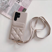 เคสโทรศัพท์ Crossbody สำหรับ Samsung Galaxy S23 S22 Plus A22 A13มาก A33 A53 A54 A14 A24 A34 4G 5G กระเป๋าสตางค์ใส่บัตรปกหนัง