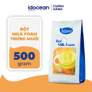 Bột Milk Foam Trứng Muối LÚAVE 0.5KG - Chính Hãng