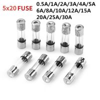 【YF】 10/20 Pcs 5x20mm Rapid Glass Fuse 0.1A 0.2A 0.5A 1A 2A 3A 3.15A 4A 5A 6A 7A 8A 10A 15A 20A 30A Fast Blow Fuses Fusibles 250V