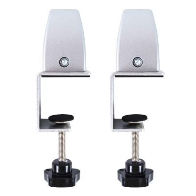 2 Pcs Office Desk Divider Clamp Privacy Screen Clip Holder Bracket Screen Baffle Clamp Partition for Table Clamp