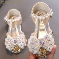 【hot】❡●  Kids Bow Sandals Colorful Rhinestone Childrens Baby Fashion Soft Sole Flat Shoes