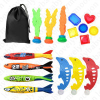 Diving Torpedo Rocket Throwing Toys Pool Diving Game Summer Torpedo Robber Child Underwater Diving Stick Play Water kid Toy