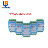 โมดูลอินพุตและเอาต์พุตดิจิตอลแยก8DI4RY RS485 MODBUS RTU WP8024ADAM