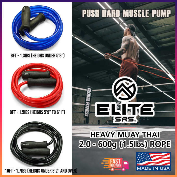 EliteSRS Elite SRS Heavy Muay Thai Rope 2.0 Weighted Jump Rope