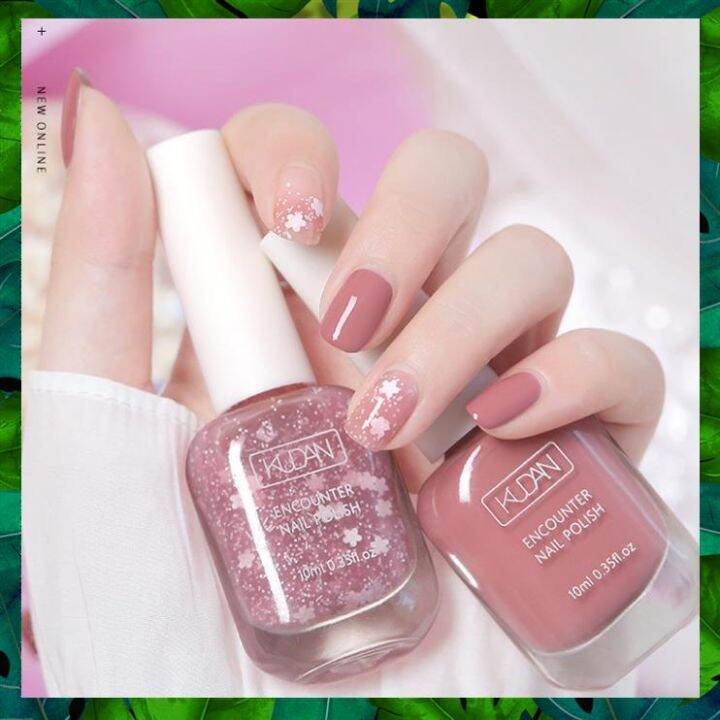 【COD】10ml Gel Nail Polish Waterbased Nobake Nail Polish Longlasting
