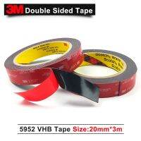 3 M 5952 Tinggi Performa Dalam Luar Ruangan Menggunakan Hitam 3 M VHB Tape Anti-Air Akrilik Busa Ganda Sisi Tape 20 Mm x 3 M/1 Rolls/Lot