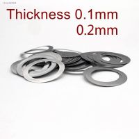 ஐ 50px Thick 0.1mm 0.2/0.3mm Stainless steel Flat Washer Ultra thin gasket High precision Adjusting Washer M3-M20 Thin shim SUS304