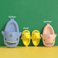 2023 Hot Summer Slippers Lovely Shark Shape Slides Outdoor Women Shoes Flip Flops Men Couples Cartoon Eva Shoes For Children