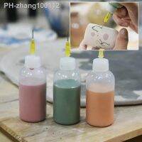 3Pcs/Set Ceramic Art Squeeze Mud Bottle Point Line Texture Effect Creative Decorative DIY Pottery Accessories Tools