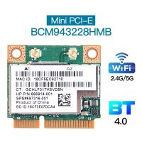 BCM943228HMB WiFi Card Network Card Dual Band 300Mbps Bluetooth4.0 802.11A/B/G Mini PCI-E Laptop WLAN Adapter