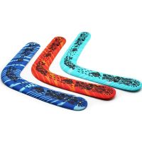 Safety Throwback V-Shape Flying Disk Adults Kids Boomerangs Beach Sport Toy Parent-Children Interactive Play for Family Pets Dog