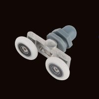 1pcs 19/23/25/27mm glass sliding door Swinging Double wheel Pulley Bearing Rollers Runners Wheels For Shower Cabin Accessories