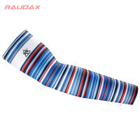 2021 Rainbow Bars UV Protection Cycling Arm sleeve Color Bar Breathable Bicycle Running Racing MTB Bike Sports Arm Warmers