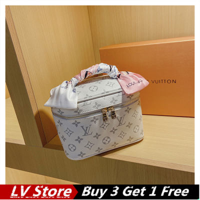 【ฟรีผ้าพันคอLV】2021ใหม่แฟชั่นเกาหลีเดิมLVสลิงกระเป๋าMonogramกระเป๋าเครื่องสำอางวินเทจสำหรับผู้หญิงในการขายแท้ข้ามร่างกายกระเป๋าสะพายไหล่LVกระเป๋าช้อปปิ้งกระเป๋าใส่เหรียญจับกระเป๋า