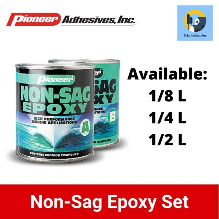 Non-Sag Epoxy 1/8L 1/4L 1/2 Liter Each (A And B) High Performance ...