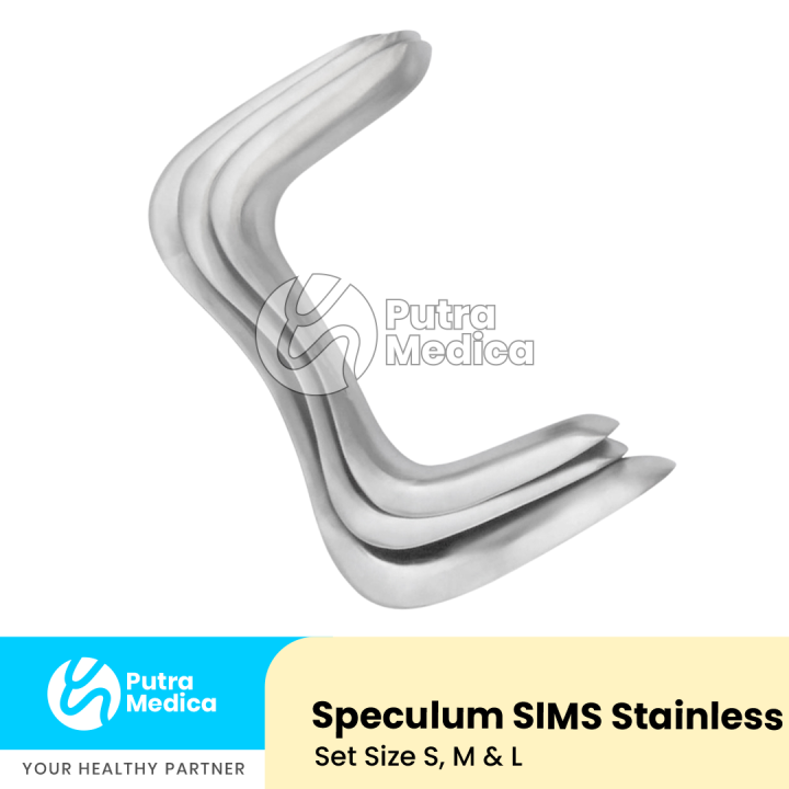 Vaginal Speculum Sims Stainless 1 Set / Specula / Spekula / Spekulum