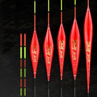 Red Paint Fish Float Highly Sensitive Crucian Carp Mixed Breeding Eye-Catching Thickened Tail Buoy Offshore Angling Fishing Gear  Lures  Baits