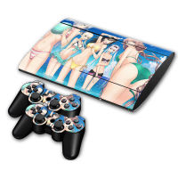 อะนิเมะสาวเกมใหม่สำหรับ PS3 Super Slim 4000สติกเกอร์ผิว Vinly Skin สติกเกอร์2 Controller Skins TN-PS3S4000-0654