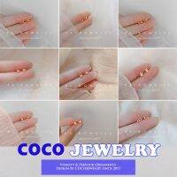 COCOJEWELRY ผีเสื้อเกล็ดหิมะ S Tud E Arrings สตรีใหม่อินเทรนด์ที่เรียบง่ายและขนาดเล็กต่างหู Mori ขนาดเล็กสดโบว์เครื่องประดับ