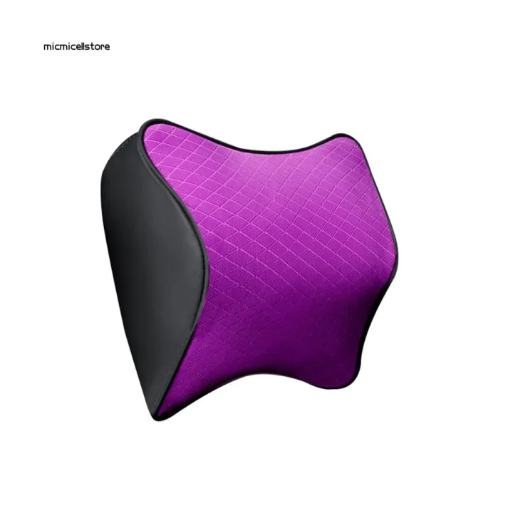 MIC Space Memory Foam Car Lumbar Support Auto Neck Pillow Headrest Head