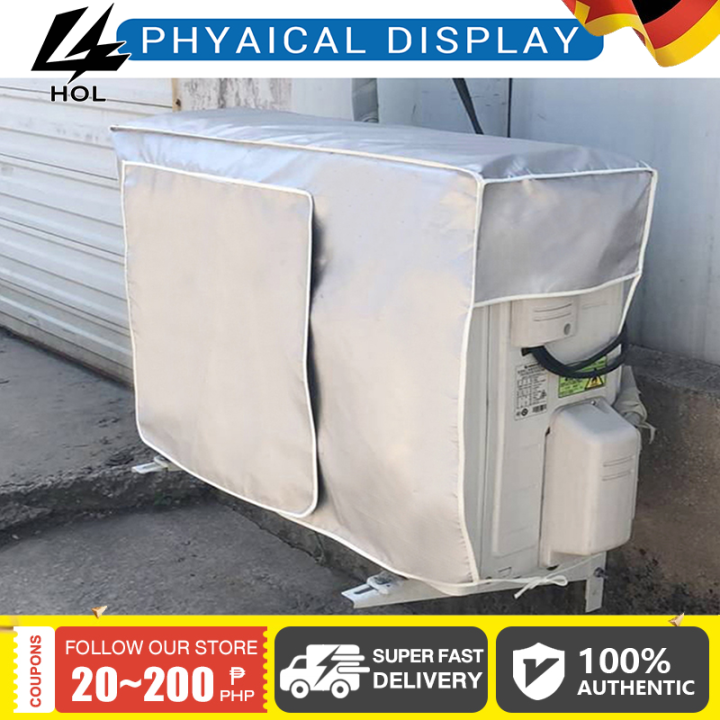 HOL For 1P Aircon Cover 72 x 26 x 57cm Outdoor AC Air Conditioner Cover
