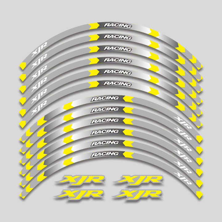 สติกเกอร์รูปลอกติดขอบแถบสะท้อนแสงสำหรับรถจักรยานยนต์ยามาฮ่า-xjr-400-1200-1300-xjr400-xjr1300-xjr1200