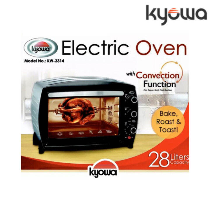 Kyowa Electric Oven Stainless Steel Body 28L KW3314 with Convection