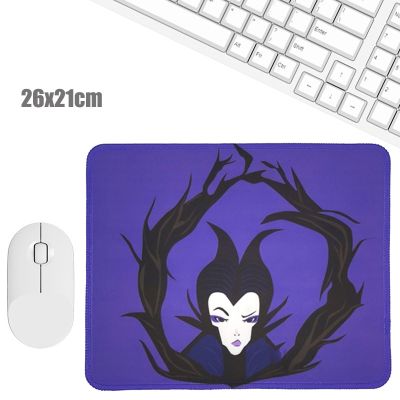 （A LOVABLE）ตัวละครดิสนีย์ Maleficent แฟชั่น NordicMousepad สำหรับ LaptopDesk MatPad วางอยู่บนโต๊ะ MatDesk